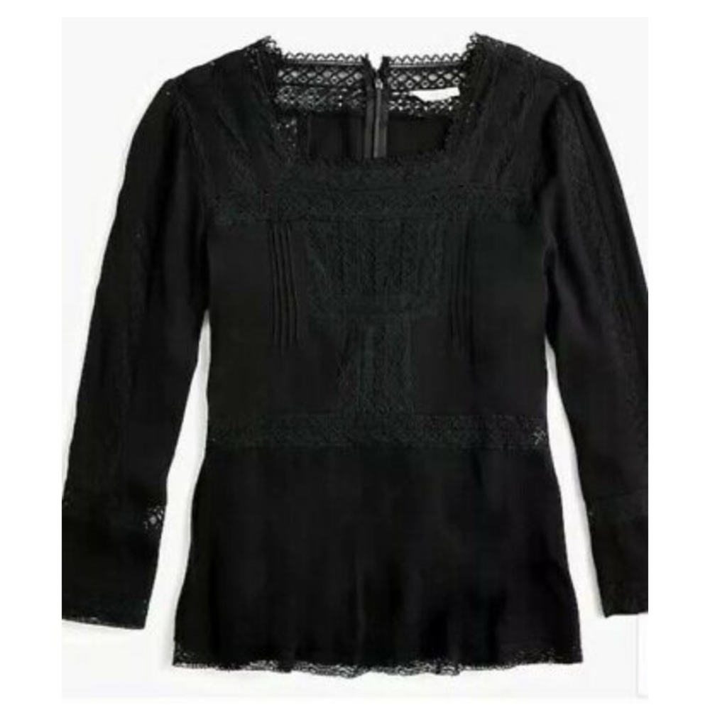Point Sur Lacey Peasant Top NEW